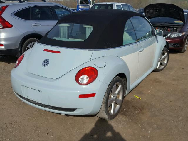 3VWRW3ALXAM010885 - 2010 VOLKSWAGEN NEW BEETLE 蓝色 照片 4