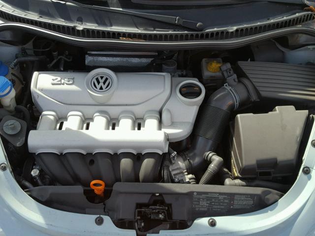 3VWRW3ALXAM010885 - 2010 VOLKSWAGEN NEW BEETLE 蓝色 照片 7