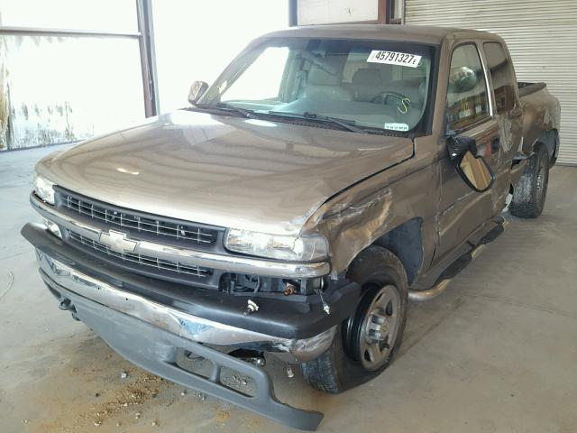 1GCEK19V7XZ202246 - 1999 CHEVROLET SILVERADO TAN photo 2