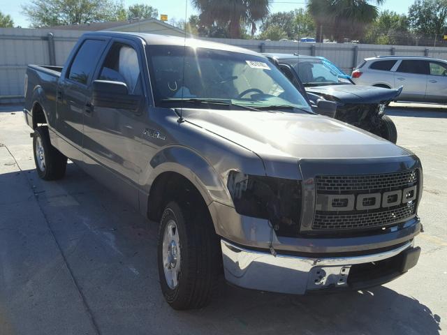 1FTRW12839FA07288 - 2009 FORD F150 SUPER GRAY photo 1