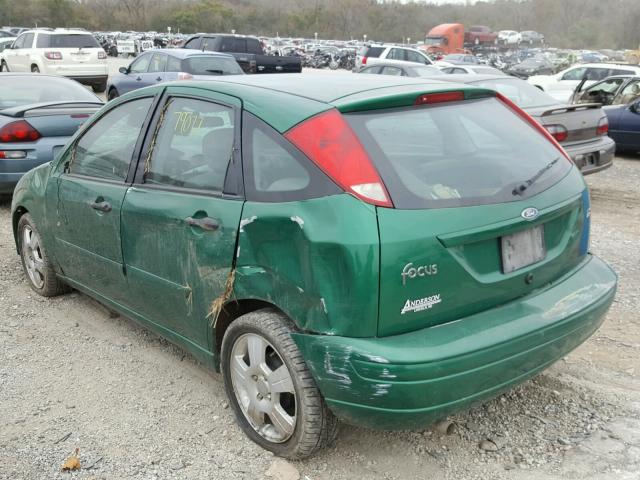 3FAFP37373R167117 - 2003 FORD FOCUS ZX5 GREEN photo 3