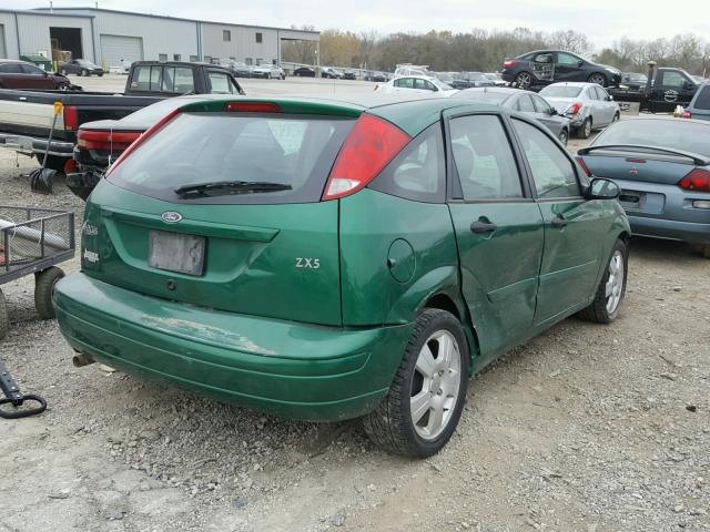 3FAFP37373R167117 - 2003 FORD FOCUS ZX5 GREEN photo 4