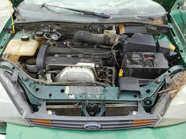 3FAFP37373R167117 - 2003 FORD FOCUS ZX5 GREEN photo 7