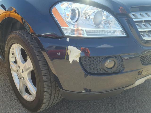 4JGBB22EX8A366900 - 2008 MERCEDES-BENZ ML 320 CDI BLUE photo 9