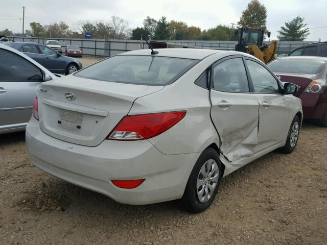 KMHCT4AE5GU947524 - 2016 HYUNDAI ACCENT SE TAN photo 4