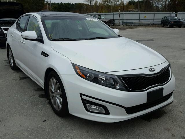 5XXGN4A74EG288114 - 2014 KIA OPTIMA EX WHITE photo 1