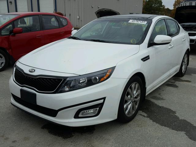 5XXGN4A74EG288114 - 2014 KIA OPTIMA EX WHITE photo 2