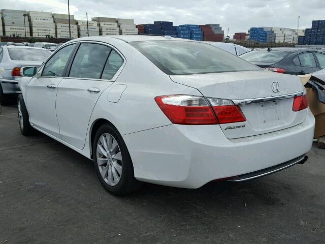 1HGCR2F80EA169899 - 2014 HONDA ACCORD EXL WHITE photo 3