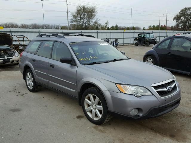 4S4BP61C687313214 - 2008 SUBARU OUTBACK 2. SILVER photo 1