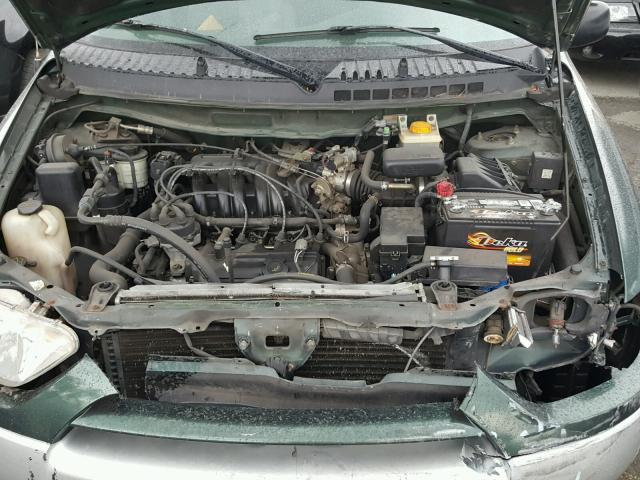 4N2ZN15T51D823287 - 2001 NISSAN QUEST GXE GREEN photo 7