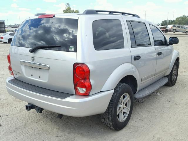 1D4HD58N74F224943 - 2004 DODGE DURANGO LI SILVER photo 4