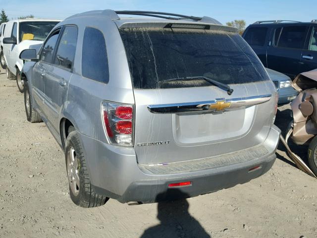 2CNDL63F666009339 - 2006 CHEVROLET EQUINOX LT SILVER photo 3