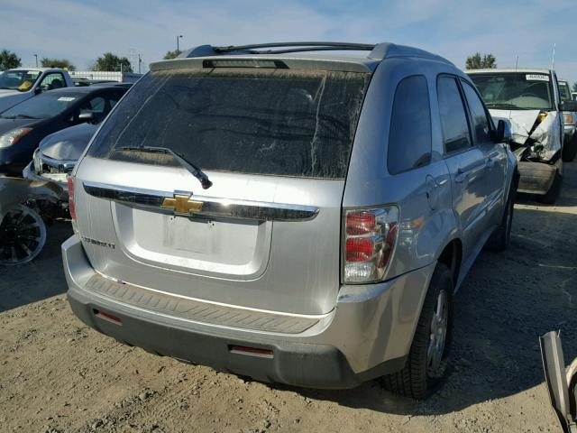 2CNDL63F666009339 - 2006 CHEVROLET EQUINOX LT SILVER photo 4