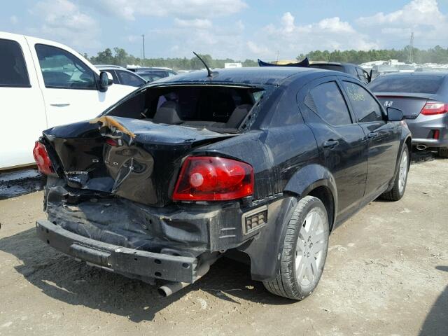 1C3CDZAB2EN216629 - 2014 DODGE AVENGER SE BLACK photo 4