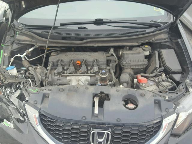 19XFB2F81DE060248 - 2013 HONDA CIVIC EX BLACK photo 7