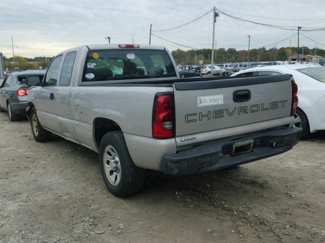 1GCEC19X16Z254095 - 2006 CHEVROLET SILVERADO SILVER photo 3