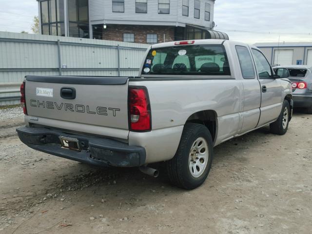 1GCEC19X16Z254095 - 2006 CHEVROLET SILVERADO SILVER photo 4