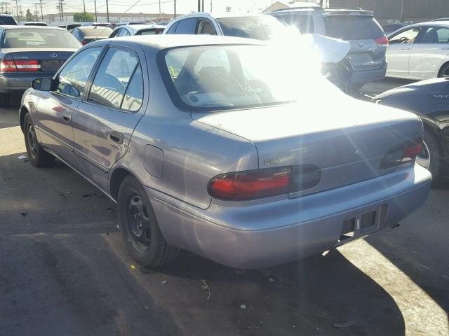 1Y1SK5267VZ438997 - 1997 GEO PRIZM BASE PURPLE photo 3