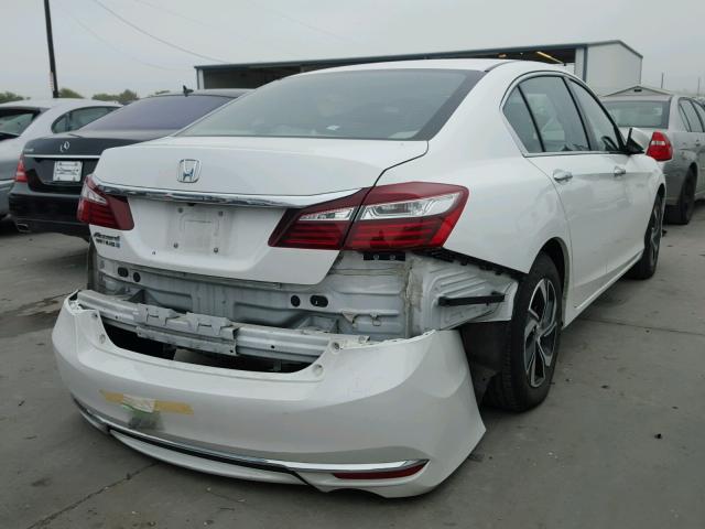 1HGCR2F39GA219366 - 2016 HONDA ACCORD LX WHITE photo 4