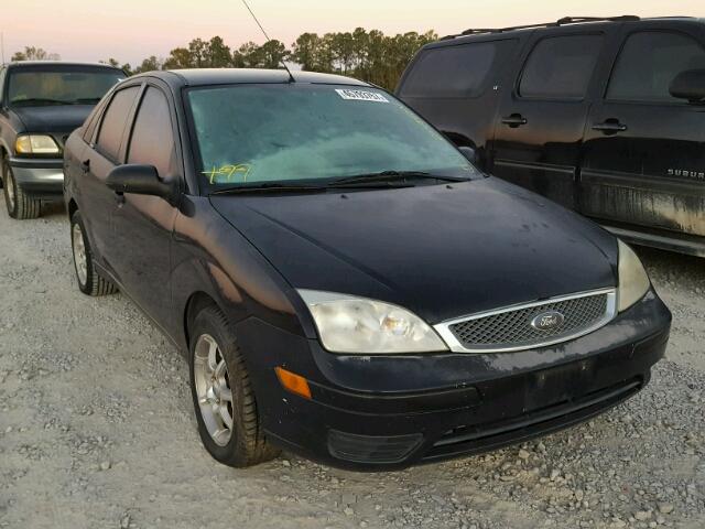 1FAFP34N95W172812 - 2005 FORD FOCUS ZX4 BLACK photo 1