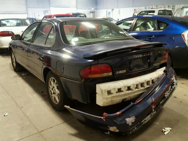 1G3WX52H32F221064 - 2002 OLDSMOBILE INTRIGUE BLUE photo 3