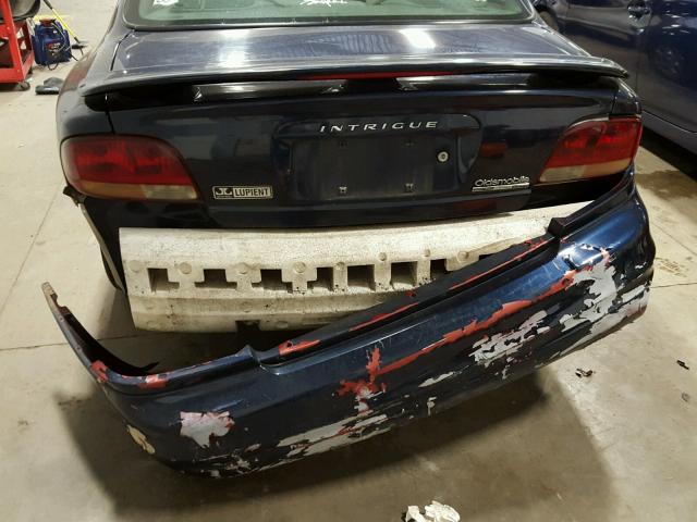 1G3WX52H32F221064 - 2002 OLDSMOBILE INTRIGUE BLUE photo 9