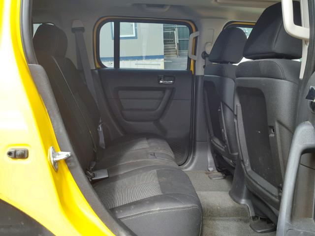 5GTDN136268289040 - 2006 HUMMER H3 YELLOW photo 6