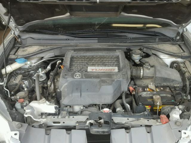 5J8TB18298A015932 - 2008 ACURA RDX GRAY photo 7