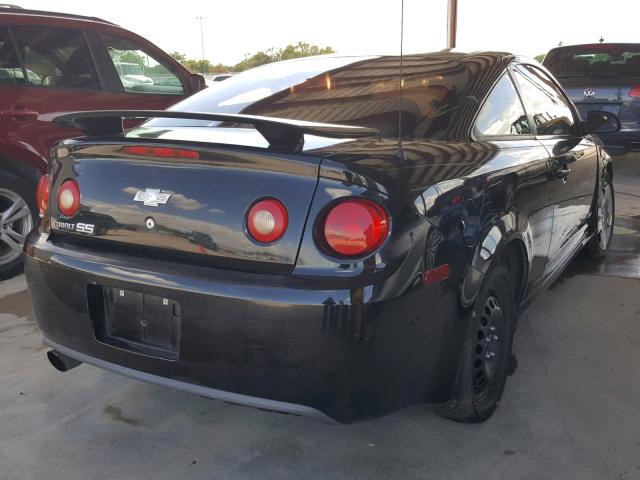 1G1AM15B367785888 - 2006 CHEVROLET COBALT SS BLACK photo 4