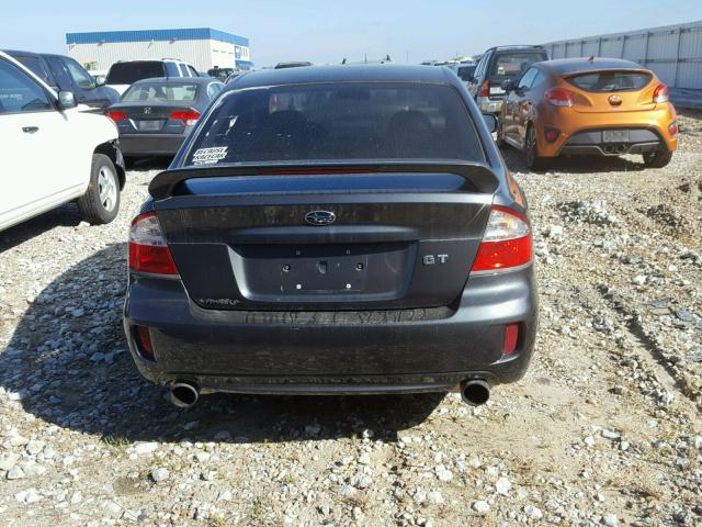 4S3BL676384201022 - 2008 SUBARU LEGACY GT GRAY photo 10