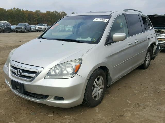 5FNRL38717B405278 - 2007 HONDA ODYSSEY SILVER photo 2