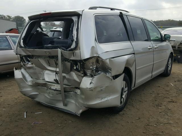 5FNRL38717B405278 - 2007 HONDA ODYSSEY SILVER photo 4