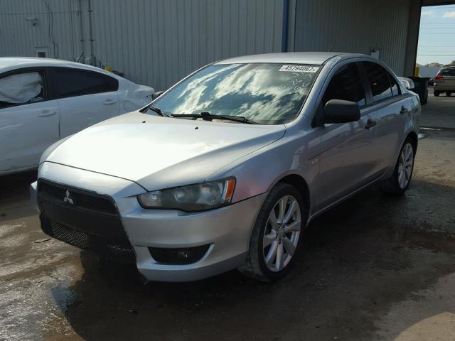 JA3AU16U29U011384 - 2009 MITSUBISHI LANCER SILVER photo 2