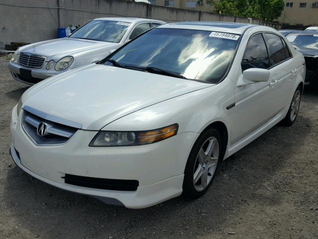 19UUA66244A065123 - 2004 ACURA TL WHITE photo 2