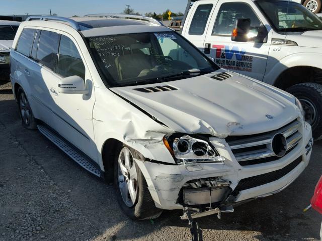 4JGBF7BE2BA709403 - 2011 MERCEDES-BENZ GL 450 4MA WHITE photo 1