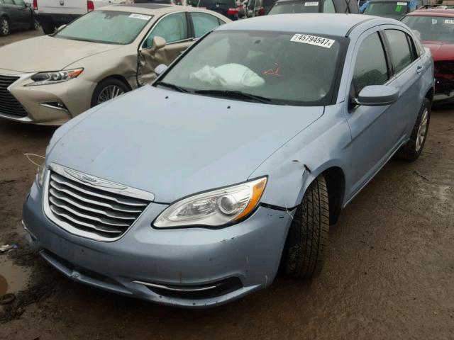 1C3CCBBB3DN503985 - 2013 CHRYSLER 200 TOURIN BLUE photo 2