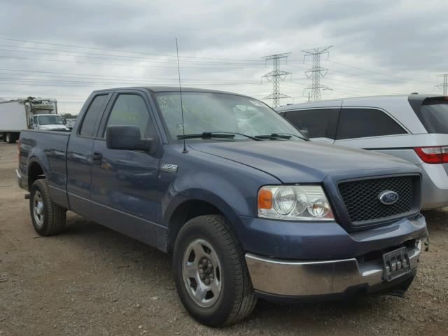 1FTRX12W14NC31234 - 2004 FORD F150 BLUE photo 1