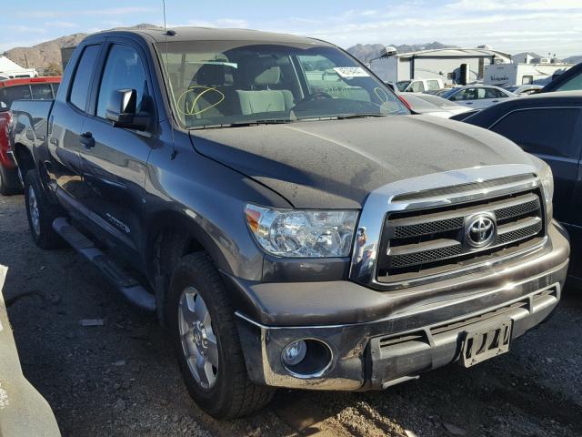 5TFRM5F12CX047759 - 2012 TOYOTA TUNDRA DOU GRAY photo 1