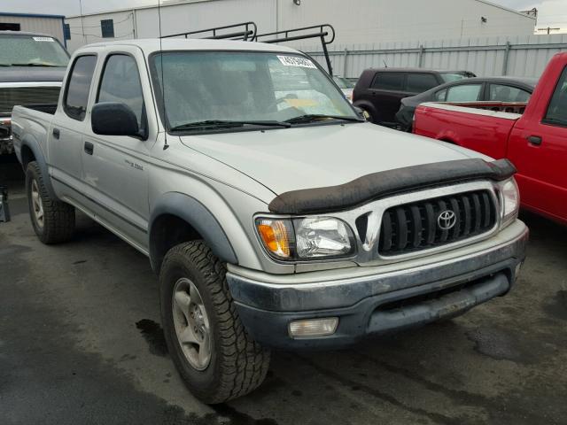 5TEHN72N72Z104722 - 2002 TOYOTA TACOMA DOU SILVER photo 1