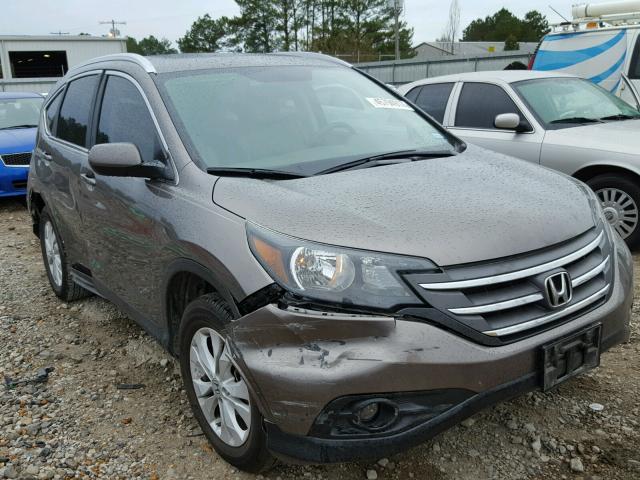 5J6RM3H77CL018359 - 2012 HONDA CR-V EXL BROWN photo 1