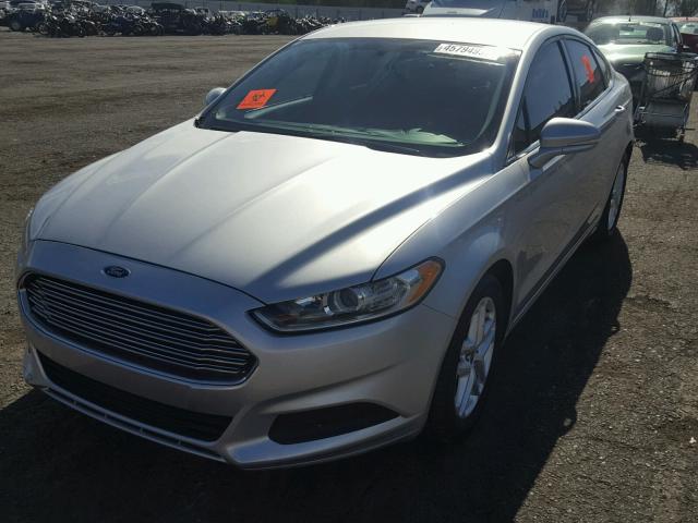 3FA6P0H77DR371319 - 2013 FORD FUSION SE SILVER photo 2