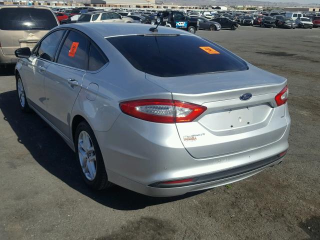 3FA6P0H77DR371319 - 2013 FORD FUSION SE SILVER photo 3