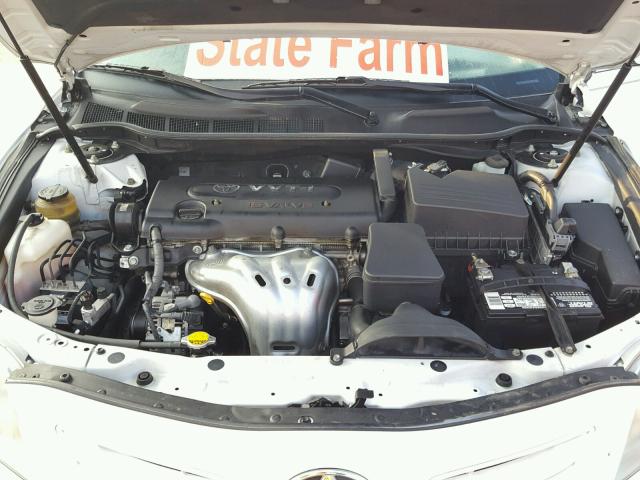 4T1BE46K87U665611 - 2007 TOYOTA CAMRY NEW WHITE photo 7