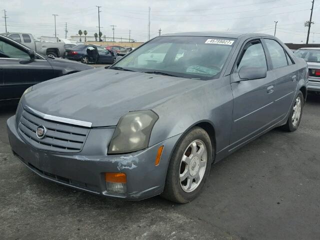 1G6DM577740144448 - 2004 CADILLAC CTS GRAY photo 2