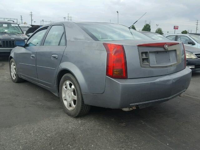 1G6DM577740144448 - 2004 CADILLAC CTS GRAY photo 3