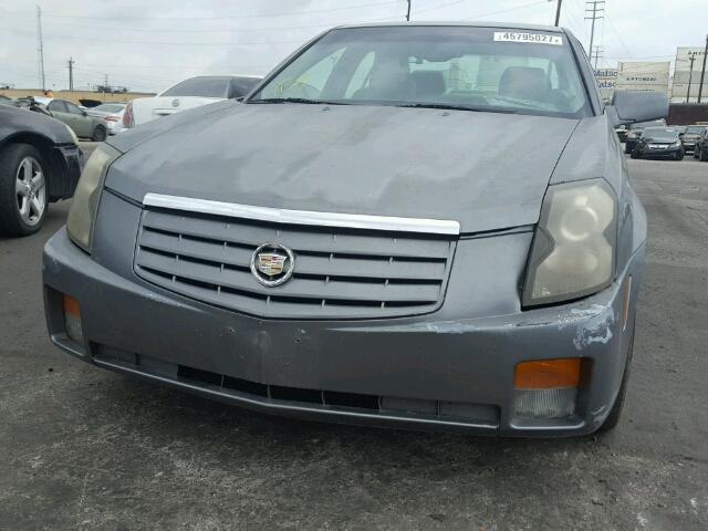 1G6DM577740144448 - 2004 CADILLAC CTS GRAY photo 9