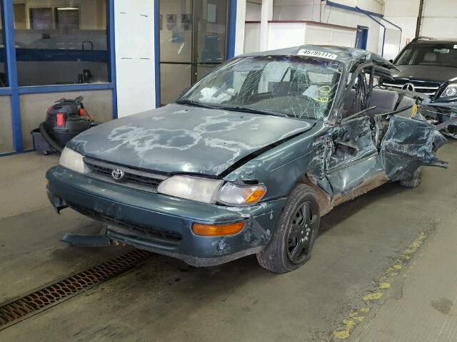 1NXAE09B8SZ305294 - 1995 TOYOTA COROLLA LE GREEN photo 2