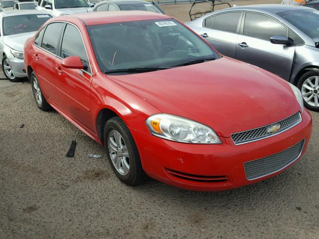 2G1WF5E31D1213017 - 2013 CHEVROLET IMPALA LS RED photo 1