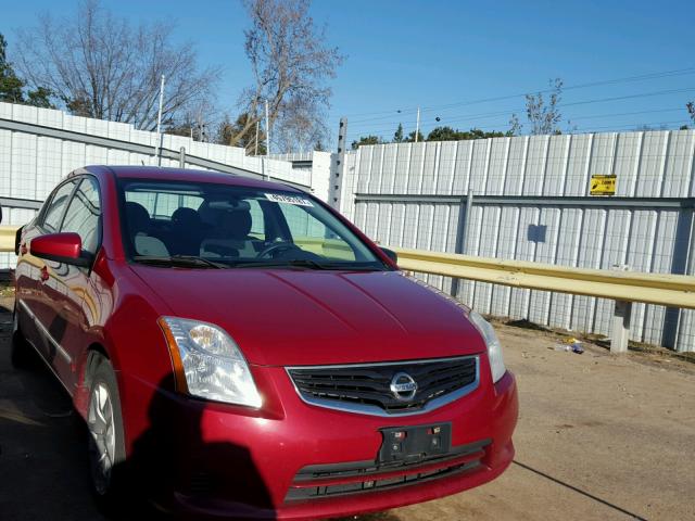 3N1AB6AP4BL695914 - 2011 NISSAN SENTRA RED photo 1