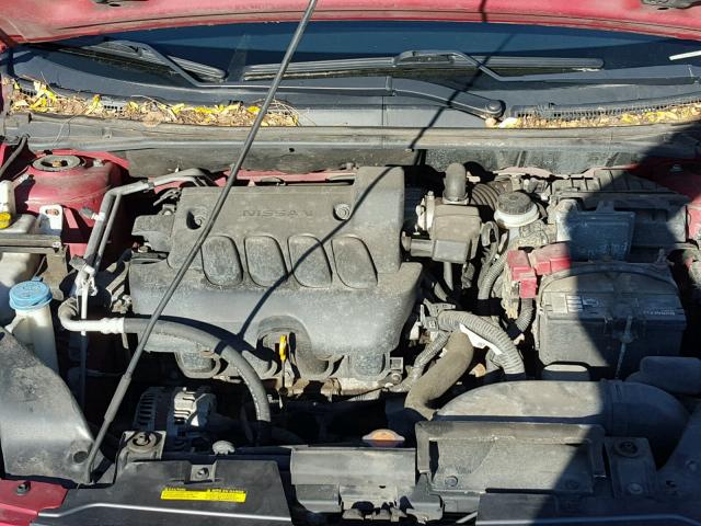 3N1AB6AP4BL695914 - 2011 NISSAN SENTRA RED photo 7